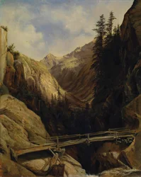 An der Kaskade von Handeck, 1842-43
