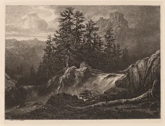 Bergwasserfall
