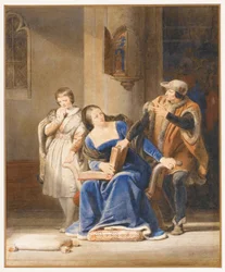 Ludwig XI. überwacht die Erziehung des Dauphins