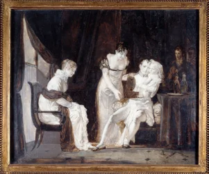 Napoleon mit dem König von Rom