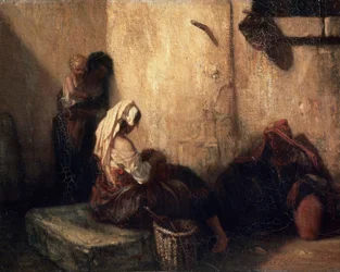 Italienische Straßenszene, 1849