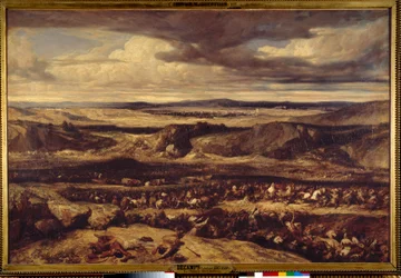 Die Niederlage der Kimbern oder der römische General Marius besiegt die Kimbern in der Ebene der Provence