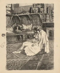 Die Modellsitzung La Séance de modèle, ca. 1895