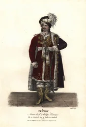 Jean Audeville Fresnoy als Menzicoff in La Famille de Menzicoff von J-J-M Duperche, Ambigu Comique