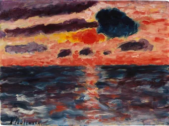 Sonnenuntergang, Borkum, 1928