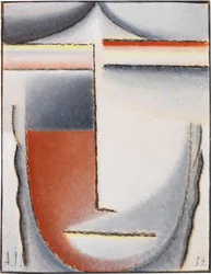 Winterstimmung Abstrakter Kopf, 1932