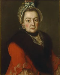 Porträt von Anna Ivanovna Kolycheva, 1768