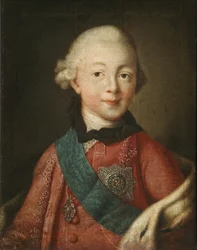 Porträt von Großherzog Pavel Petrovich 1754-1801