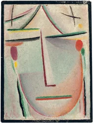 Abstrakter Kopf, ca. 1921