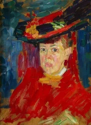 Bildnis Marianne von Werefkin. Um 1906