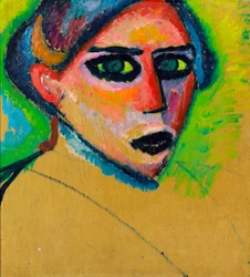 Gesicht einer Frau