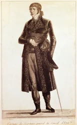 Kostüm des Generalsekretärs des Staatsrats, ca. 1804-10