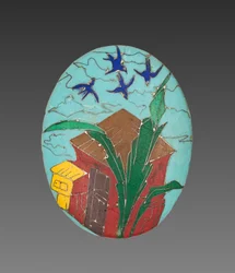 Medallion Panel 1 von 4, 1800er