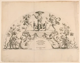 Titelblatt von "Divers Desseins de grands Eventails, Ecrans, et autres Ornemens"