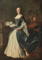 Porträt von Marie Leszczynska, Königin von Frankreich 1703-1768, 1725
