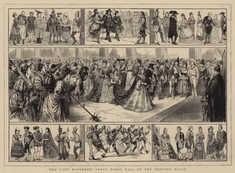 Der Maskenball der Lady Mayoress im Mansion House