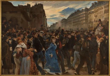 Der Abmarsch der Mobilen, im Juli 1870, ca. 1879