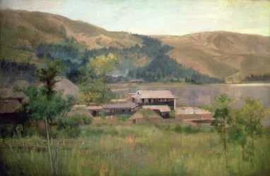 Lake Biwa, ca. 1889