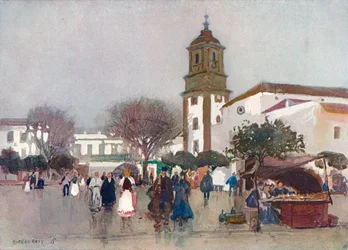 Die Kathedrale, Algeciras, um 1910