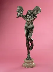 Komödie und Tragödie, "Sic Vita", modelliert 1891-92, gegossen ca. 1902-05