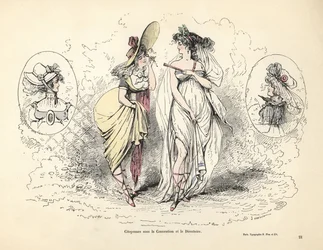 Merveilleuses in der Französischen Revolutionszeit