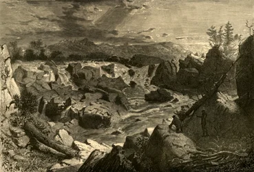 Große Wasserfälle des Potomac, 1874