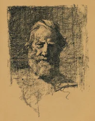 Porträtskizze, um 1895, 1896