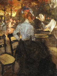 Das Café, ca. 1900