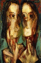 Zwei Köpfe, um 1928