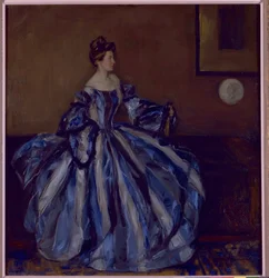 Frau im Innenraum, 1901