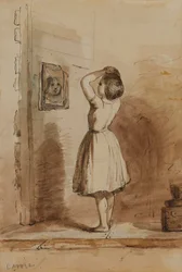 Carrie. Toilette - am zerbrochenen Spiegel