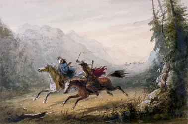 Flucht vor den Blackfeet