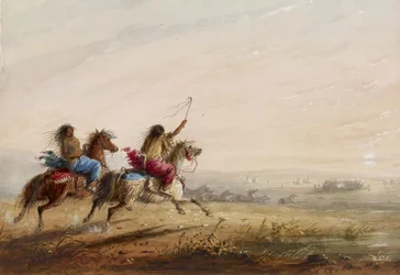 Indianermädchen: Wettrennen