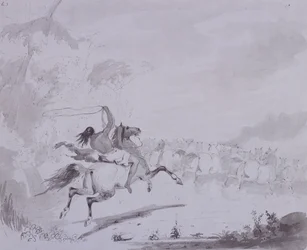 Das Lasso werfen, ca. 1837