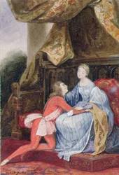 Höfische Liebe, ca. 1830