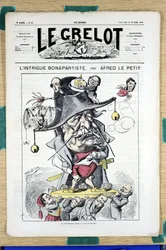 Titelblatt von Le Grelot, Nummer 45, Satirique en Couleurs