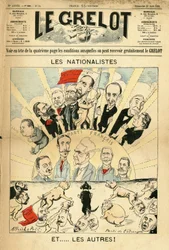 Illustration von Alfred Le Pepetit (1841-1909) für das Titelbild von Le Grelot