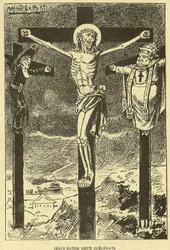 Illustration von Alfred Le Petit (1841-1909) in Gros-Jean und sein Pfarrer