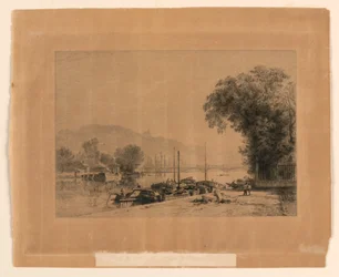 Die Ufer der Seine in Rouen