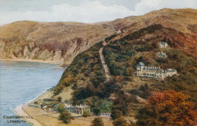 Countisbury Hill, Lynmouth