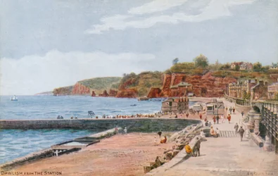 Dawlish, vom Bahnhof aus