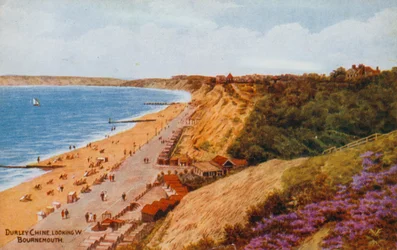 Durley Chine, Blick nach Westen, Bournemouth