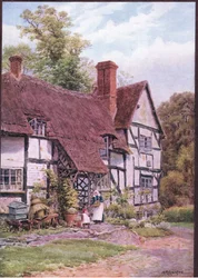 Havington, bei Evesham, Worcester, aus Die Cottages und das Dorfleben im ländlichen England, veröffentlicht von Dent & Sons Limited