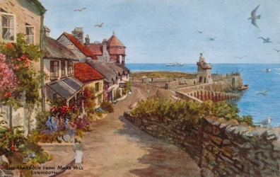 Der Hafen vom Mars Hill, Lynmouth
