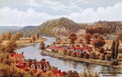 Der Severn, von Castle Walk, Bridgnorth