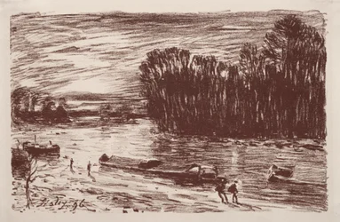 Bords du Loing, nahe Saint-Mammès, 1896