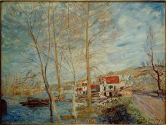 Die Überschwemmung in Moret