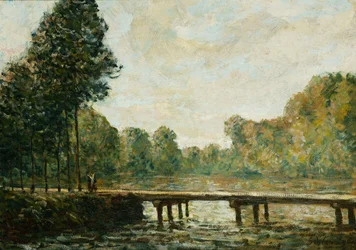 Kleine Brücke über die Orvanne, 1890