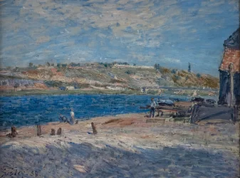 Flussufer bei Saint-Mammès