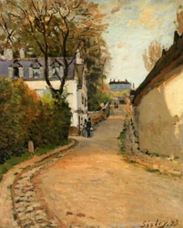 Rue de la Princesse, Louveciennes, Blick nach Norden